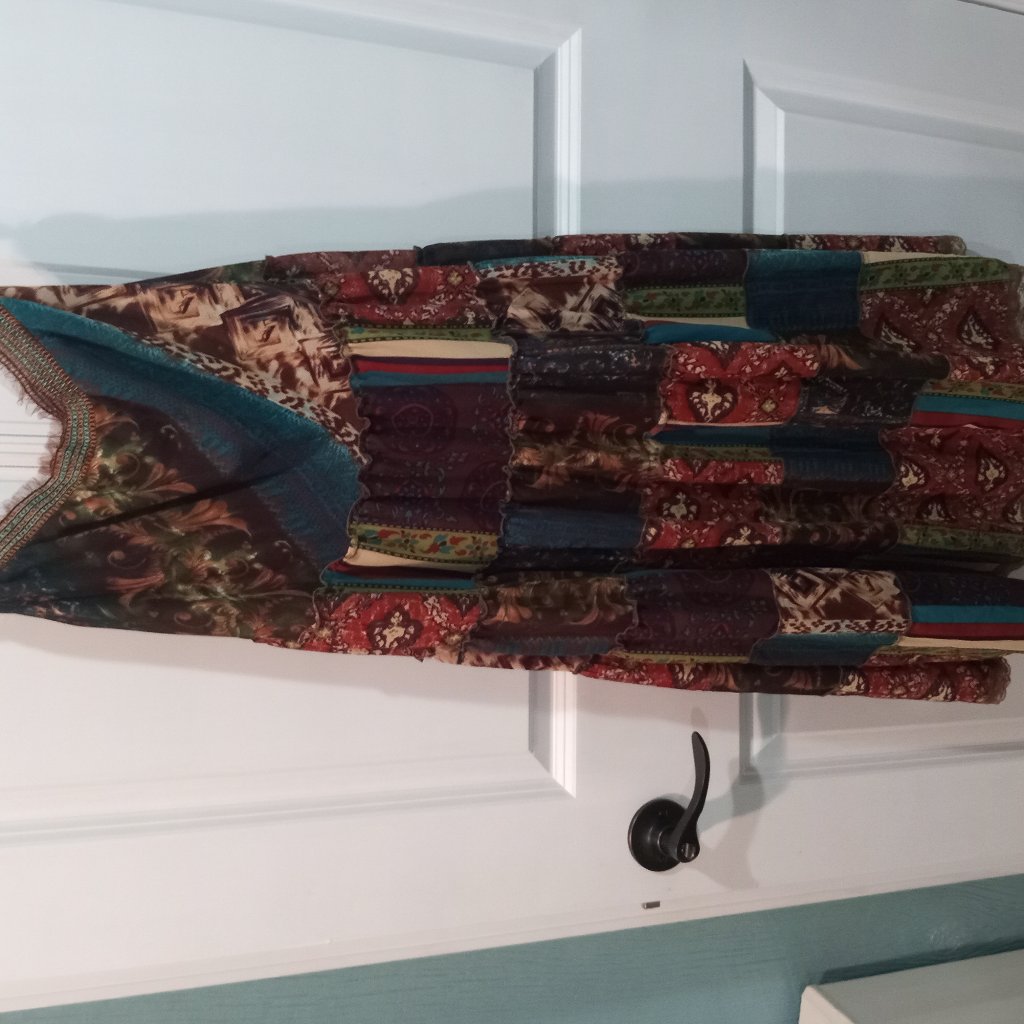 Long Patchwork Skirt